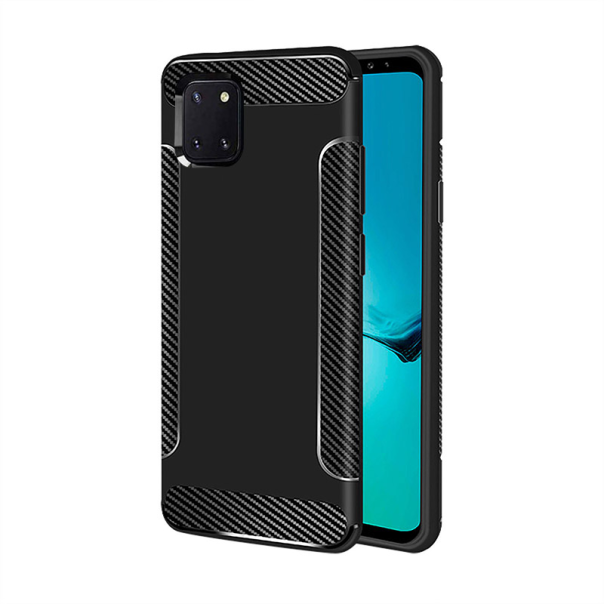 Maska za Samsung Note 10 Lite/ N770F/ A81/ A815F Slim Fit crna - 041991-1-1