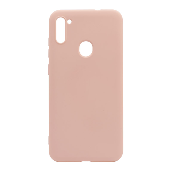 Maska za Samsung A11/ A115F sand Soft Gel Silicone pink - 054086