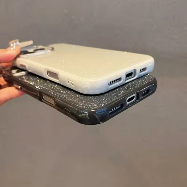 Maska za Honor 400 Pro SparkleTouch ljubičasta - 619230