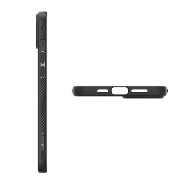 Maska za iPhone 14 Plus mat Spigen Liquid Air crna - ACS04891