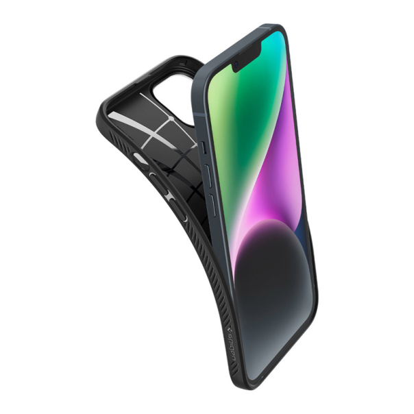 Maska za iPhone 14 Plus mat Spigen Liquid Air crna - ACS04891