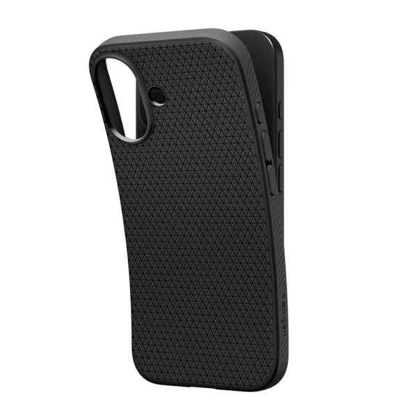 Maska za iPhone 17 mat Spigen Liquid Air crna - DRO621526