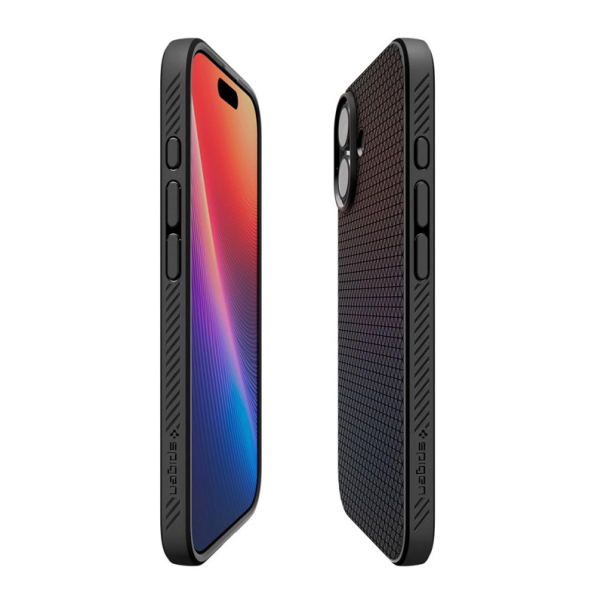 Maska za iPhone 17 mat Spigen Liquid Air crna - DRO621526