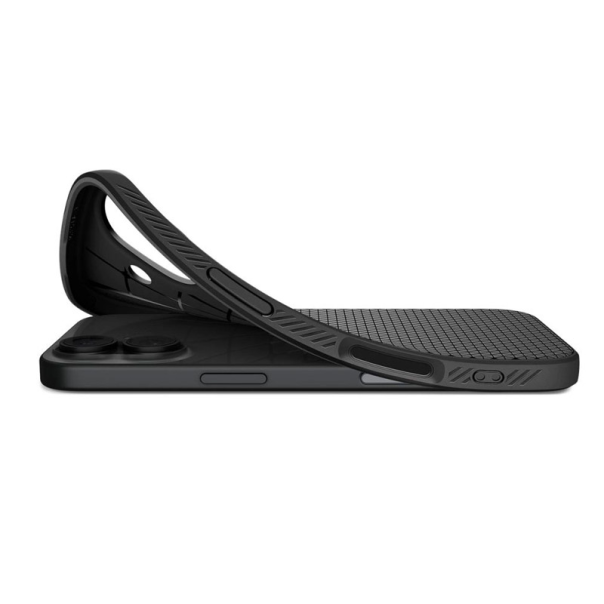 Maska za iPhone 17 mat Spigen Liquid Air crna - DRO621526