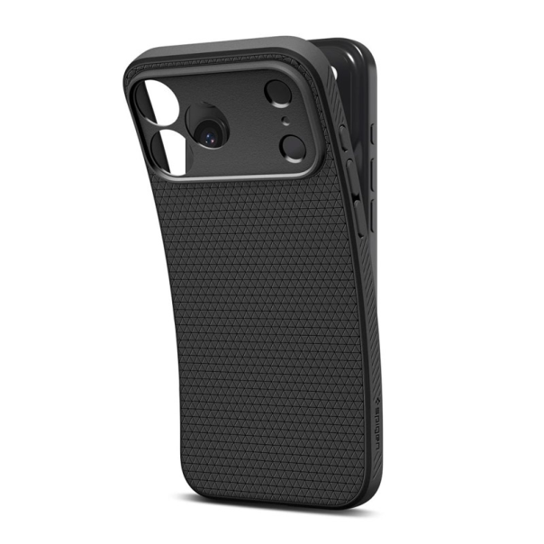 Maska za iPhone 17 Pro mat Spigen Liquid Air crna - DRO621527