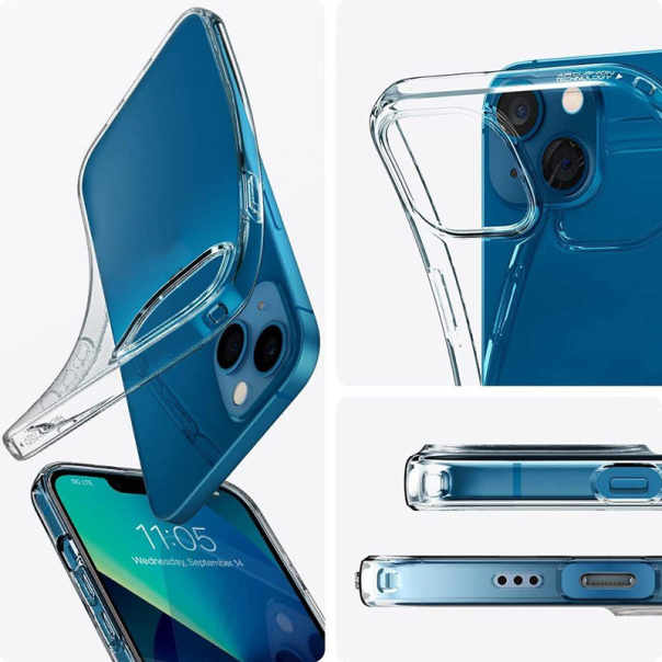 Maska za iPhone 13 Spigen Liquid Crystal transparent - ACS03515
