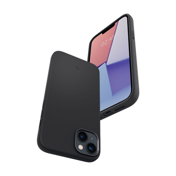 Maska za iPhone 14 Spigen silicone Fit MagSafe crna - ACS05067