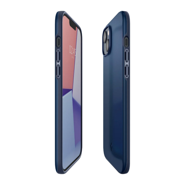 Maska za iPhone 14 Spigen Thin Fit tamno plava - ACS04790