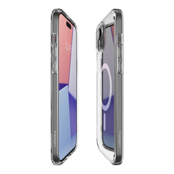 Maska za iPhone 15 Plus Spigen Ultra Hybrid MagFit bela - ACS06660