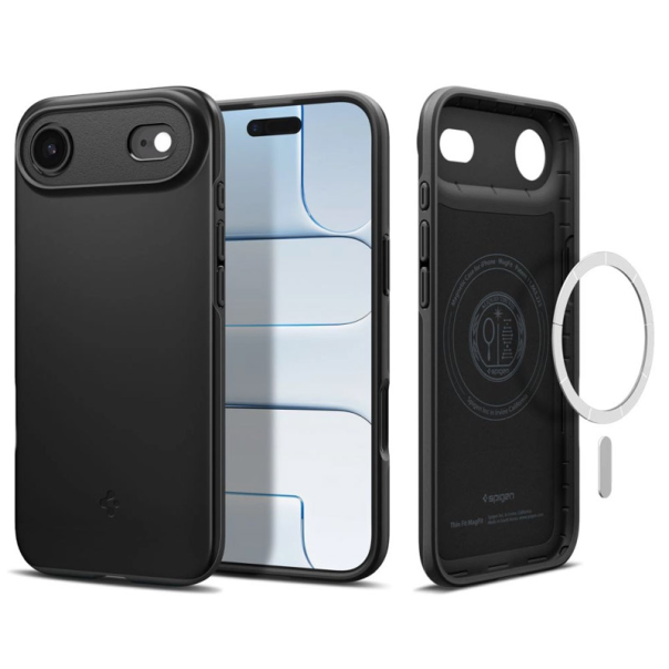 Maska za iPhone Air Thin Fit Mag MagSafe Spigen crna - DRO621580