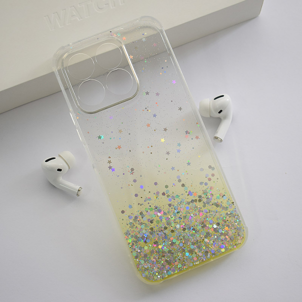 Maska za Honor X8b Stardust žuta - 611431