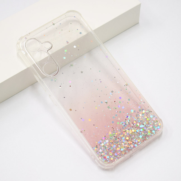 Maska za Samsung A14 4G/ A145R/ A14 5G/ A146B Stardust roze - 601878