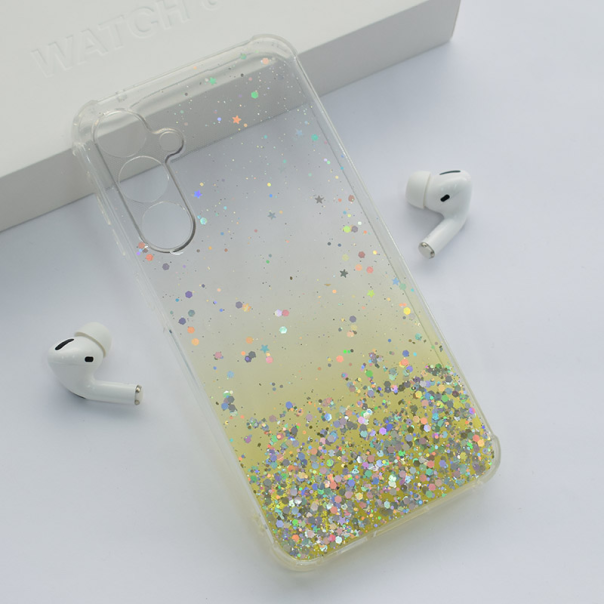 Maska za Samsung A55 5G/ A556B Stardust žuta - 610338