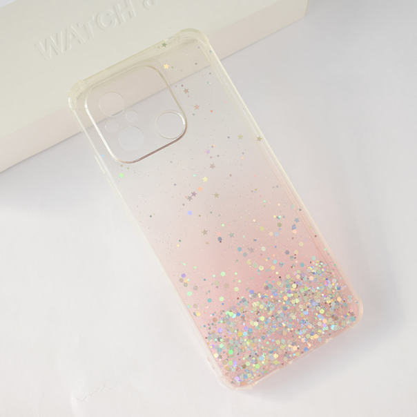 Maska za Xiaomi Redmi 12C roze, Stardust - 601893