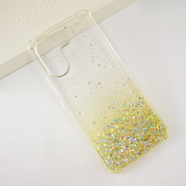 Maska za Xiaomi Redmi 13C 4G/ Poco C65 4G Stardust žuta - 607499