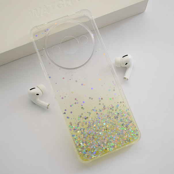 Maska za Xiaomi Redmi A3 (2024) Stardust žuta - 611437