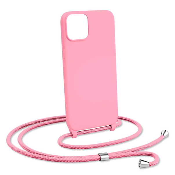 Maska za iPhone 12/ 12 Pro roze, String - 602463