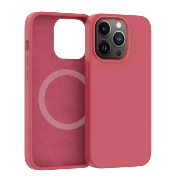 Maska za iPhone 15 Pro Summer color Mag Case crvena - 616279