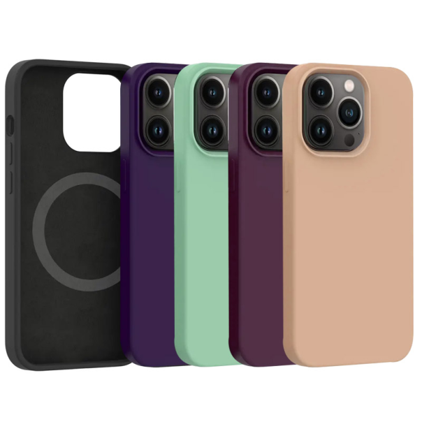 Maska za iPhone 15 Pro Summer color Mag Case tamno ljubičasta - 605622