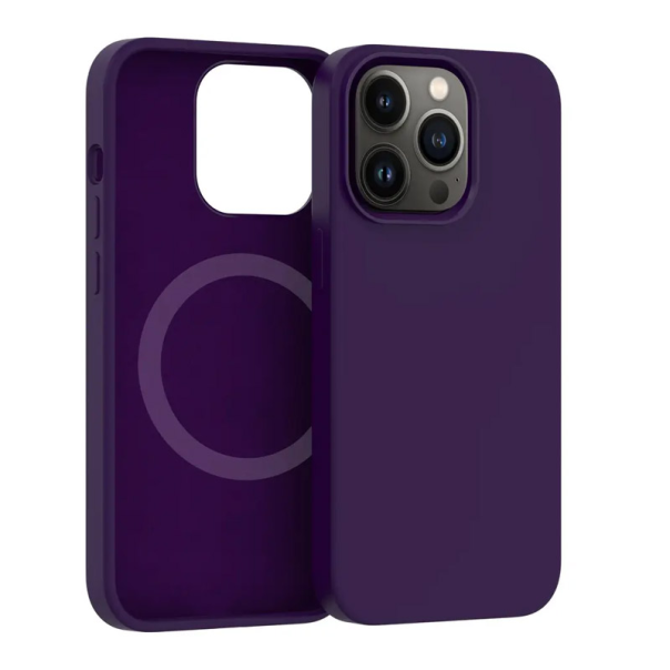 Maska za iPhone 15 Pro Summer color Mag Case tamno ljubičasta - 605622