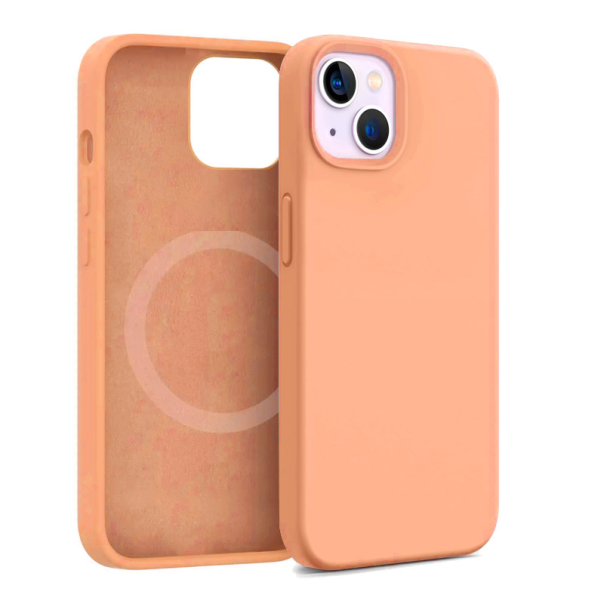 Maska za iPhone 15 Summer color Mag Case svetlo narandžasto - 605129