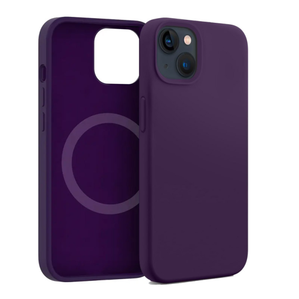 Maska za iPhone 15 Summer color Mag Case tamno ljubičasta - 605624