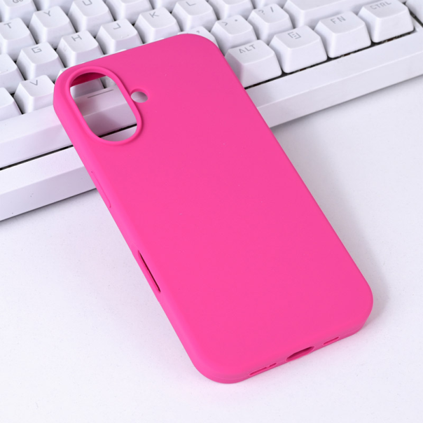 Maska za iPhone 16 Summer color tamno roze - 614206