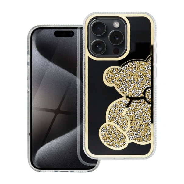 Maska za Samsung A07/ A075F Teddy Bear zlatna - 620365