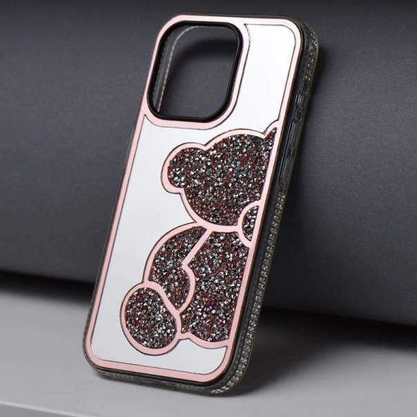 Maska za Samsung A17 5G/ A175F Teddy Bear roze - 620367