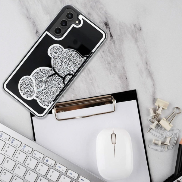 Maska za Samsung A36 5G/ A366B/ A56 5G/ A566B Teddy Bear srebrna - 619260