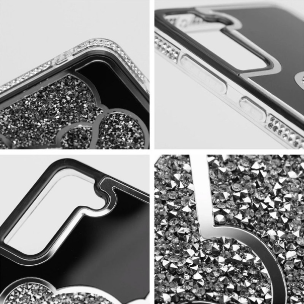 Maska za Samsung S25 FE/ S731B Teddy Bear srebrna - 620372