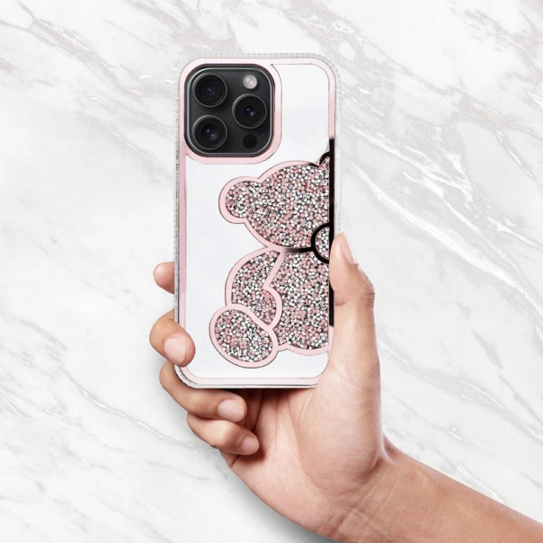 Maska za Samsung S25 Ultra/ S938B Teddy Bear roze - 618811