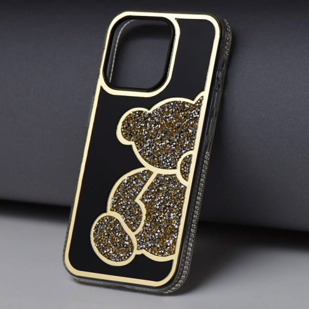 Maska za Samsung S25 Ultra/ S938B Teddy Bear zlatna - 618813