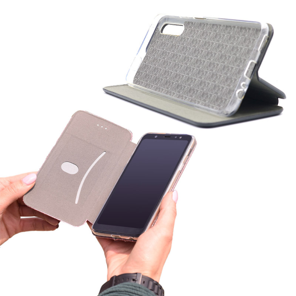 Maska za iPhone 13 Pro Max na preklop Teracell Flip Premium crna - 054157