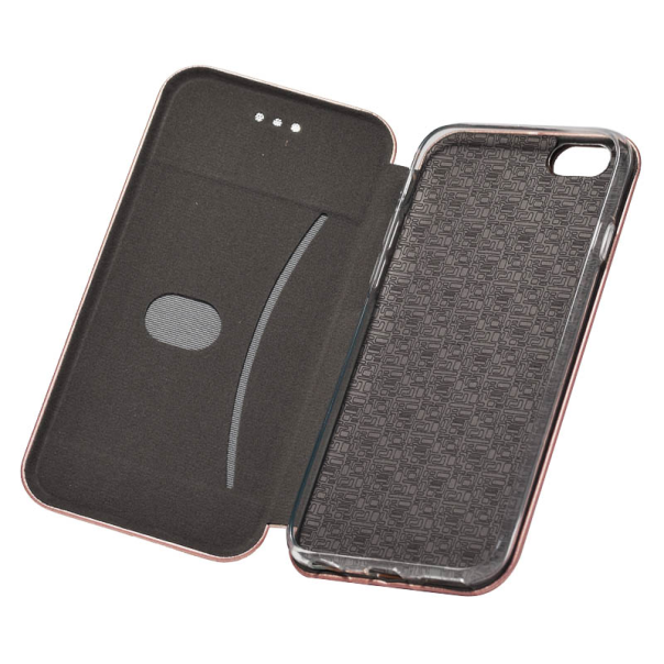 Maska za OnePlus Nord 2 na preklop Teracell Flip Premium roze zlatna - 054756