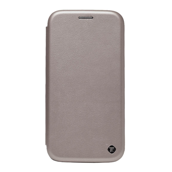 Maska za Samsung A02s USA srebrna na preklop Teracell Flip Premium - 050766