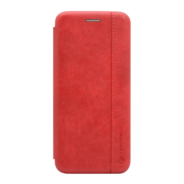 Maska za Xiaomi Mi 11 na preklop Teracell Leather crvena - 050023