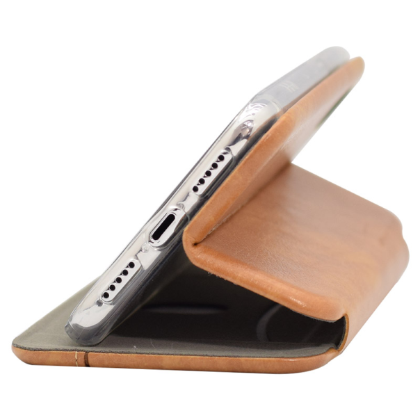 Maska za iPhone 13 Pro Max na preklop Teracell Leather crna - 055200