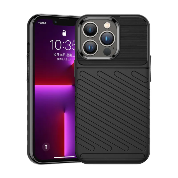 Maska za iPhone 14 Pro Max Thunder crna - 059629