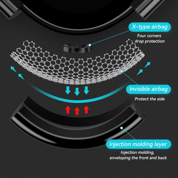 Maska za Samsung A35 5G/ A356B Thunder crna - 609847