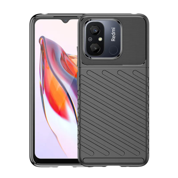 Maska za Xiaomi Redmi 12C Thunder crna - 600435