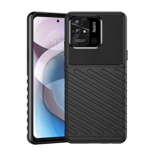 Maska za Xiaomi Redmi 9C/ 10A Thunder crna - 059642