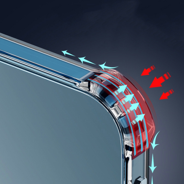 Maska za iPhone 13 Pro Max Transparent Ice Cube Mag Case - 609912