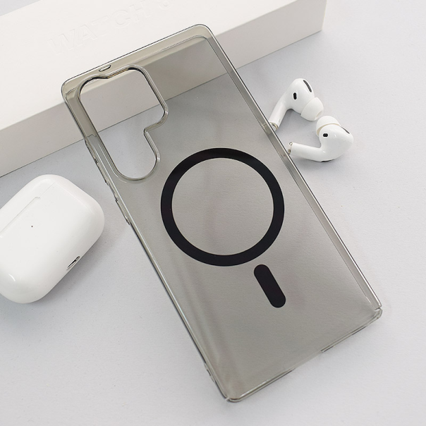 Maska za Samsung S25 Ultra/ S938B Transparent Mag Case crna - 616691