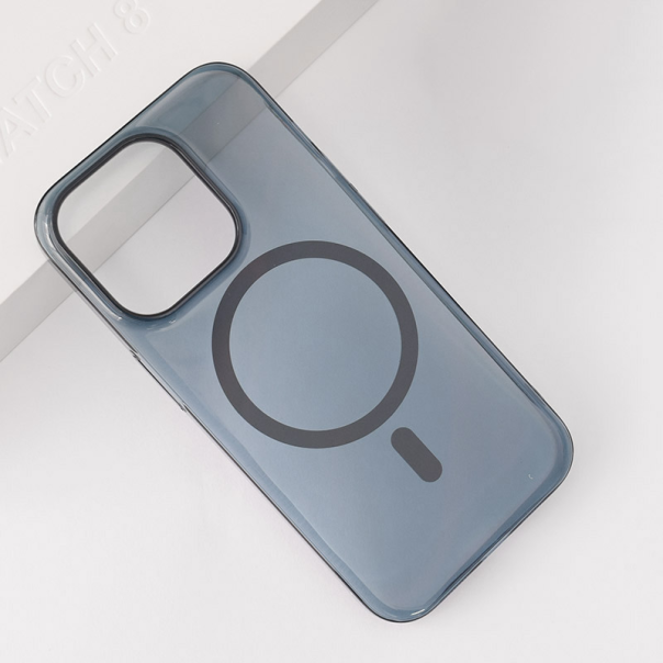 Maska za iPhone 15 Pro Transparent Mag Case siva - 610014