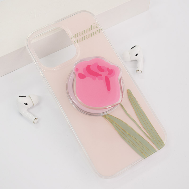 Maska za iPhone 15 Pro Max Tulip pop socket mag case - 617132