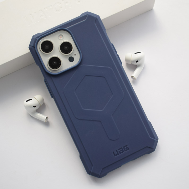 Maska za iPhone 15 Pro Max Uag Essential Armor Mag Case plava - 611699