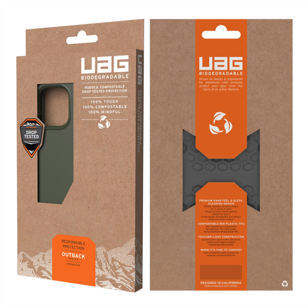 Maska za iPhone 12 Pro Max UAG Outback crvena - 0474625