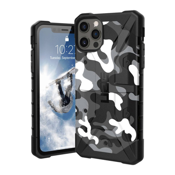 Maska za iPhone 12 Pro Max crno UAG Pathfinder Camo bela - 049119-1