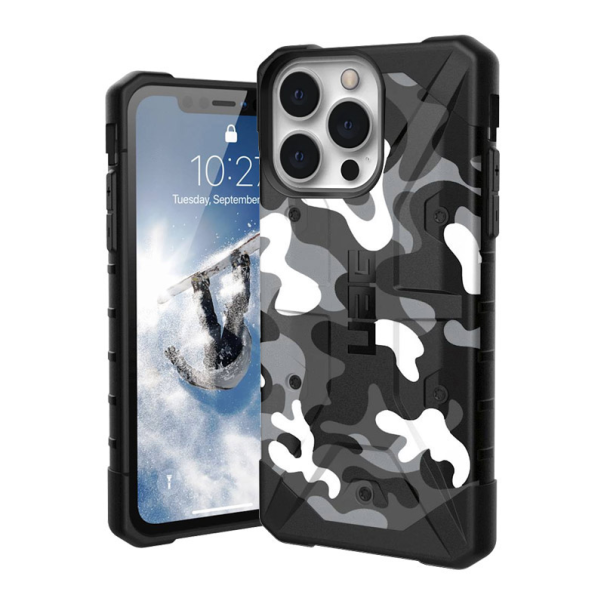 Maska za iPhone 13 Pro crno UAG Pathfinder Camo bela - 055141